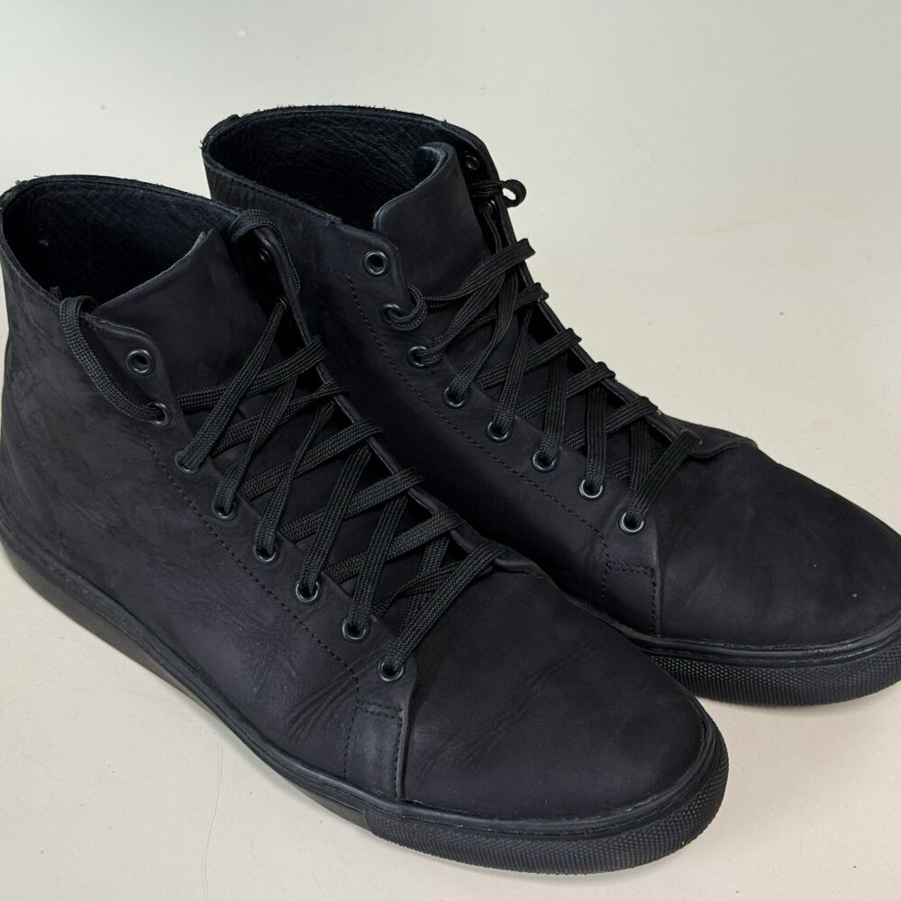 Thursday Boot Co. Premier High Top Sneaker — Black Matte — Size 9